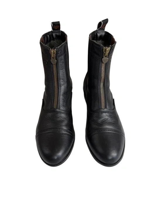 Ariat Heritage Breeze Zip Paddock Boots Black Leather Size 9B - Picture 5 of 15